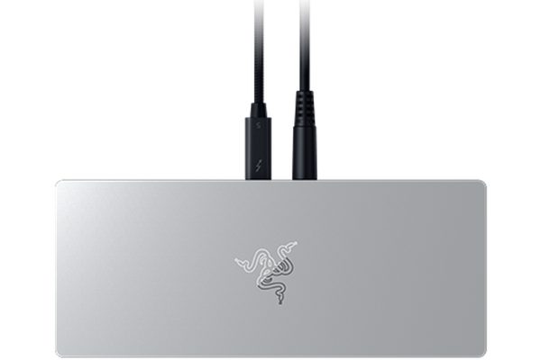 Razer Thunderbolt 5 Dock Desktop-RGB-Dock für mehrere Geräte & Bildschirme, mercury