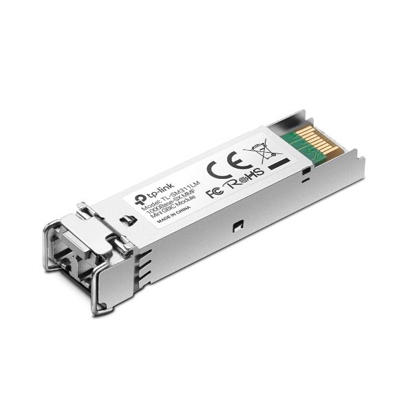 TP-LINK TL-SM311LM V4 - SFP (mini-GBIC) transceiver module - 1GbE - 1000Base-SX - LC/UPC multi-mode - up to 550 m - 850 nm
