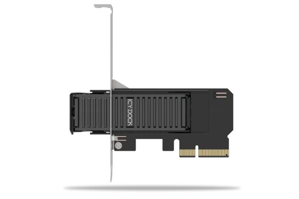 ICY DOCK ExpressSlot Core MB305M4P-B - M.2 NVMe SSD zu PCIe 4.0 x4 Wechselrahmen Adapterkarte f++r PCIe Erweiterungsslot