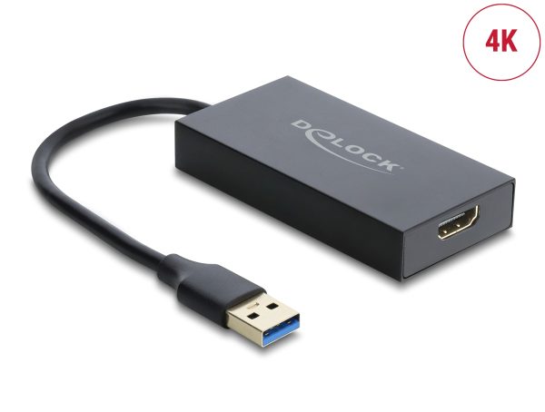 DeLOCK Adapter USB Typ-A Stecker zu HDMI Buchse 4K