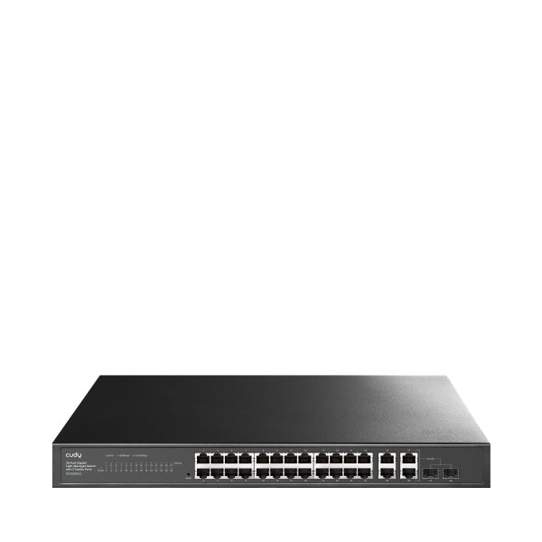 Cudy Switch GS1028ES2 - 26 Ports - 26x GE (10/100/1000) - 2x