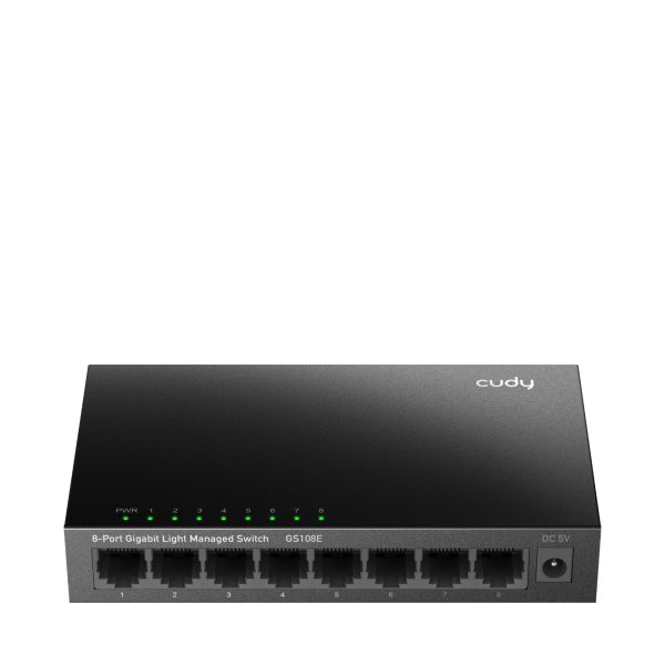 Cudy Switch GS108E - 8 Ports - 8x GE (10/100/1000)