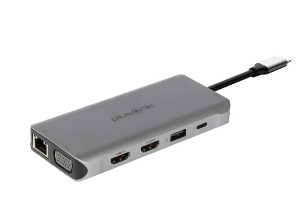 Plusonic USB-C Docking Adapter 8in1