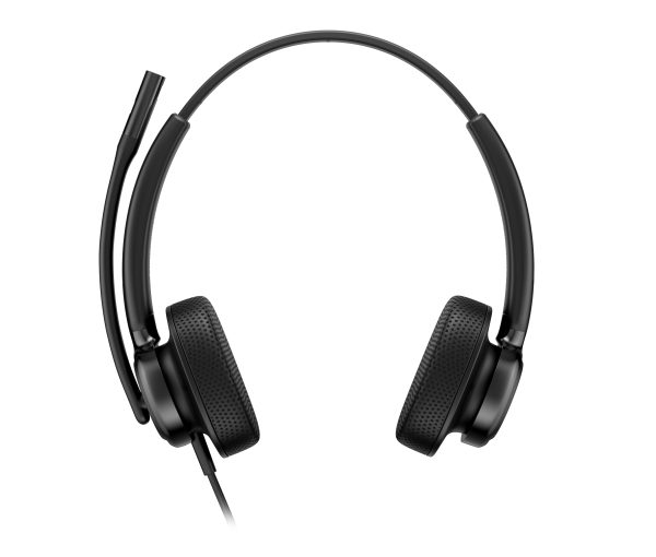 HP Poly Mission 420 - Customer Special 1 - Mission 400 Customer Series - headset - on-ear - wired - active noise cancelling - USB-C - black - Works With Chromebook Certified, Certified for Microsoft Teams, Google Meet Certified, Zoom Certified