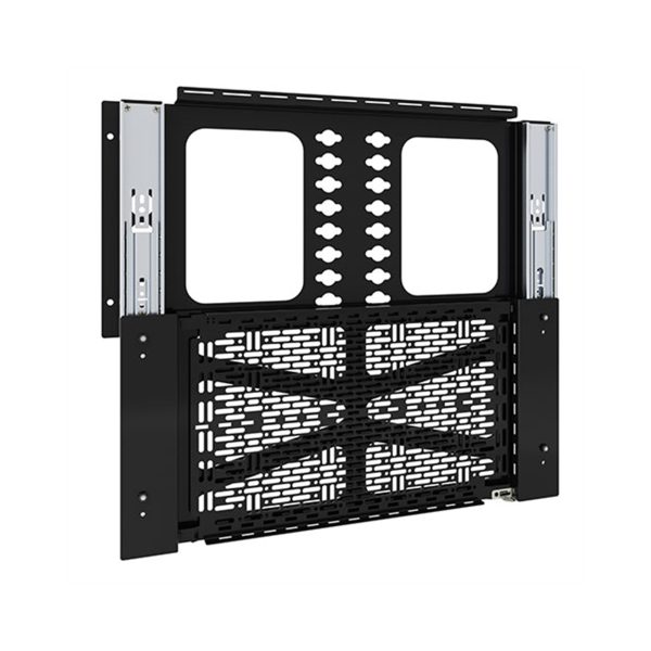 CHIEF Proximity Component Storage Slide-Lock Panel For AV Systems - Black - Mounting component (component storage slide-lock panel, Lever Lock plate) - for AV System - black - behind flat-panel, wall-mountable
