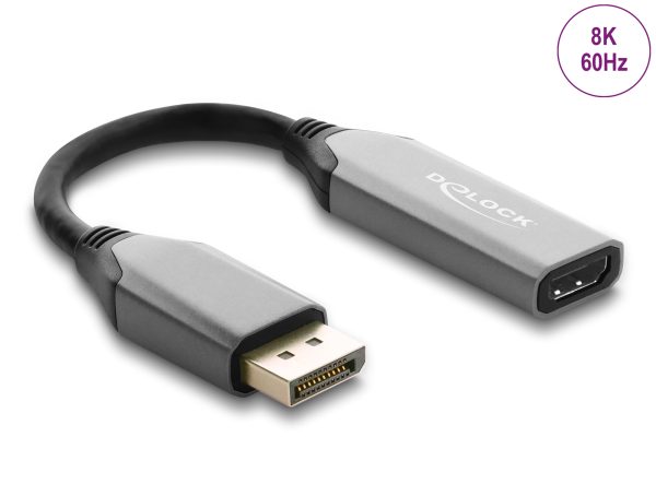 DeLOCK Aktiver DisplayPort 1.4 > HDMI Adapter 8K HDR Funkt.