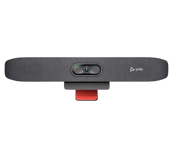 HP Poly Studio R30 No Radio - USB video bar - Zoom Certified, Certified for Microsoft Teams, Google Meet Certified - sand - TAA Compliant - power adapter included