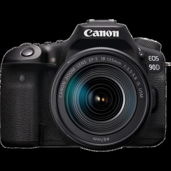 Canon DIGITAL CAMERA DSLR EOS 90D, DIGIC 8, EF/EF-S, 32.5MP, DUAL CMOS, 3'' LCD, SUPORTED CARDS: SD, SDHC, SDXC,WIFI, BLUETOOTH, BLACK
