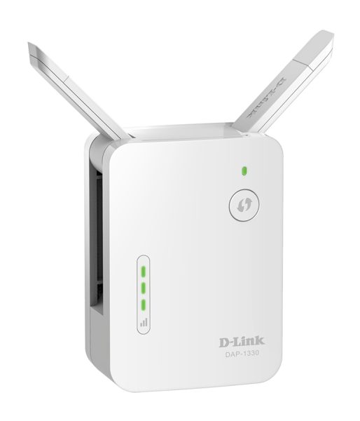 D-Link ACCESS POINT/EXTENDER WIRELESS INDOOR, 300MBPS, 2x EXTERNAL ANTENNAS, WPS, LED SIGNAL INDICATOR, UK PLUG, UNIVERSAL WORKS WITH ANY ROUTER OR AP