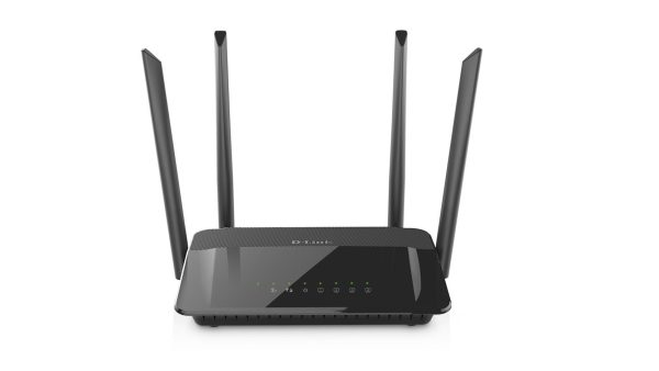 D-Link DLINK ROUTER WIRELESS AC1200, CLOUD, 4 x LAN PORTS, 1x WAN PORT,4 EXTERNAL ANTENNAS, GUEST ZONE, UK PLUG