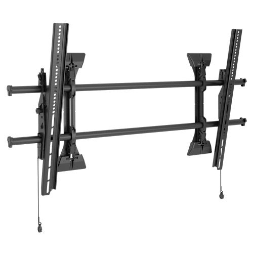 CHIEF Fusion X-Large Tilt TV Wall Mount - For Displays 55-100" - Black - Mounting kit (tilt wall mount, 2 interface brackets) - for flat panel - black - screen size: 55"-82" - mounting interface: 100 x 100 mm - wall-mountable