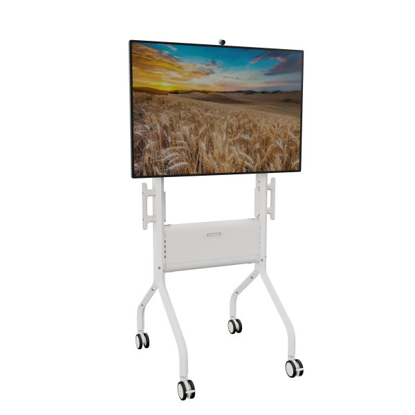 CHIEF Voyager Height Adjustable AV TV Cart - For LCD Displays 50-70" - White - Cart - for flat panel / video conferencing system - white - screen size: 50"-75" - mounting interface: 200 - 200 mm - 600 - 400 mm
