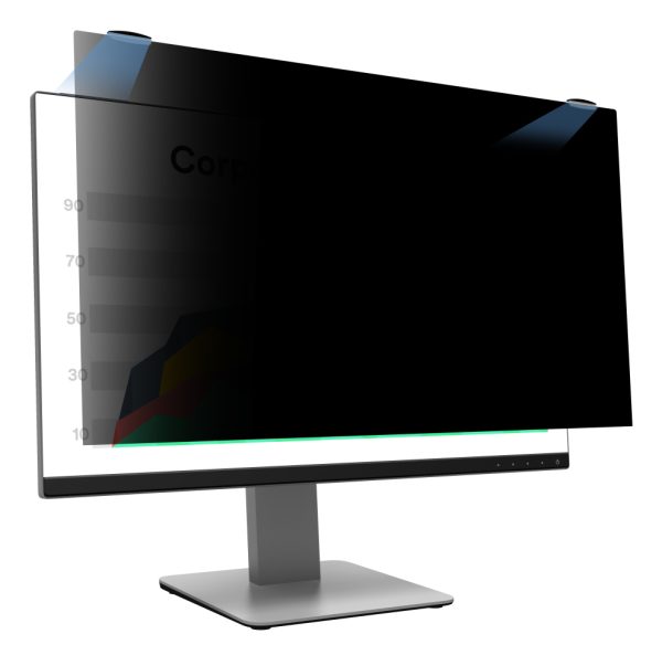 3M T Privacy Filter for 24in Full Screen Monitor with T COMPLYT Magnetic Attach 16:10 PF240W1EM Frameless display privacy filter 61 cm (24")