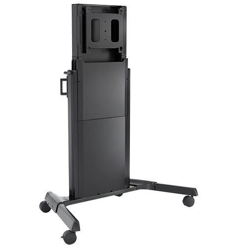 CHIEF XL Electric Height Adjust Cart - Cart - for LCD display - black - screen size: 50"-80"