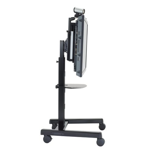 CHIEF Large Flat Panel Mobile Cart - For Displays 55-100" - Black - Stand (interface bracket) - for flat panel - black - screen size: 42"-71" - mounting interface: 200 x 200 mm
