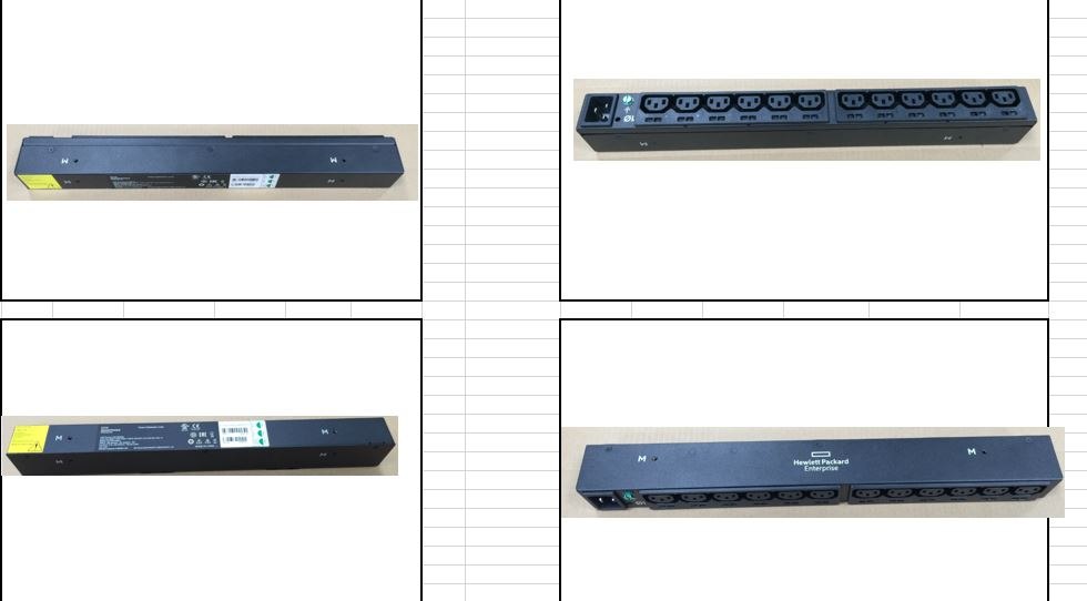 HPE SPS-PDU 3.6kVA 100-240V 12ot WW Bsc 1U